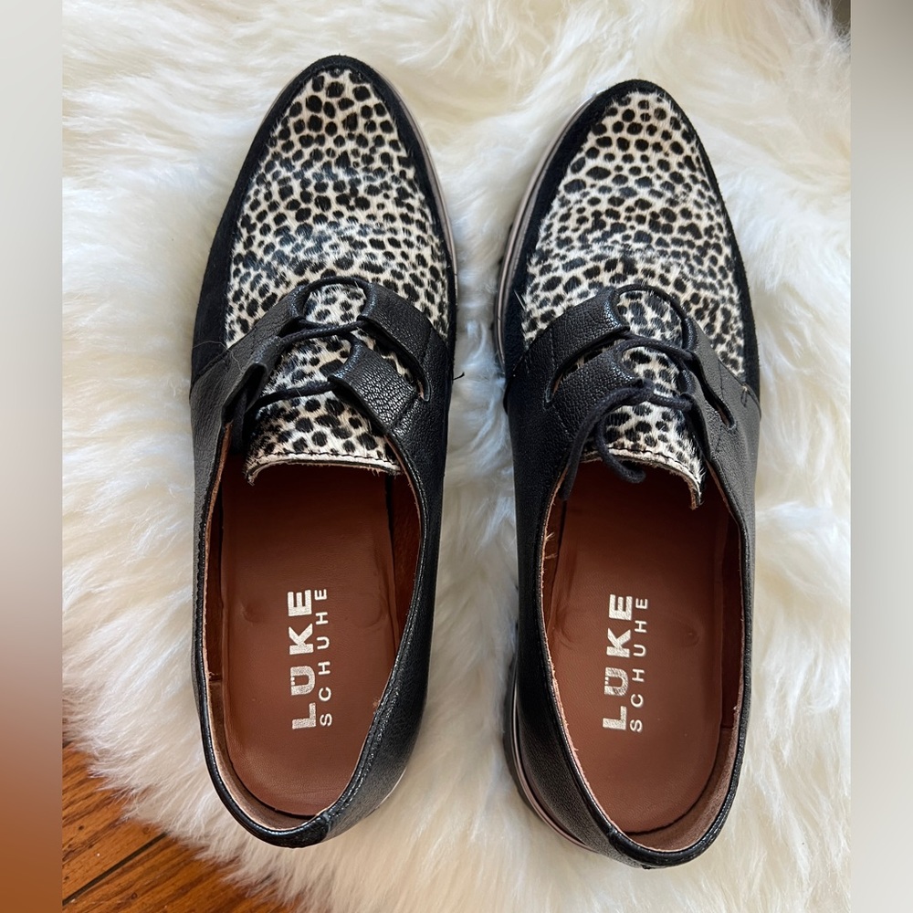 Lüke Schuhe Animal Print Loafers